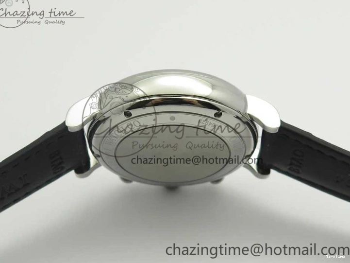 MIROTIME 0123 Portofino IW391001 SS ZK 1:1 Best Edition White Dial Silver Markers on Black Leather Strap A RelaxedFit 7139